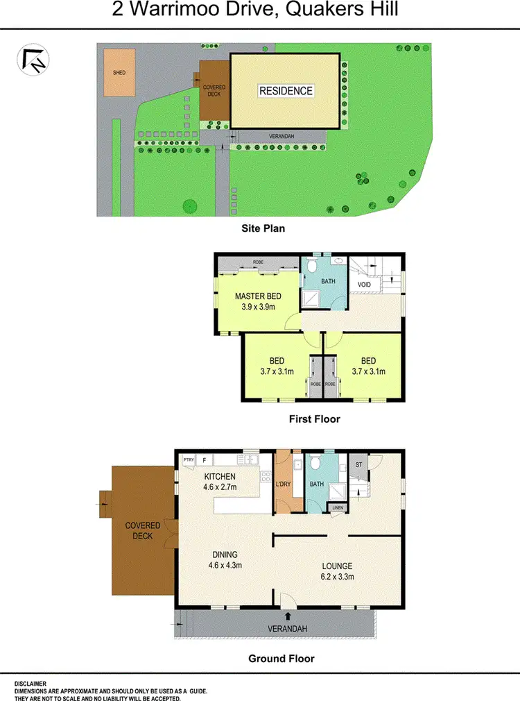 Floorplan of Homely house listing, 2 Warrimoo Drive, Quakers Hill NSW 2763