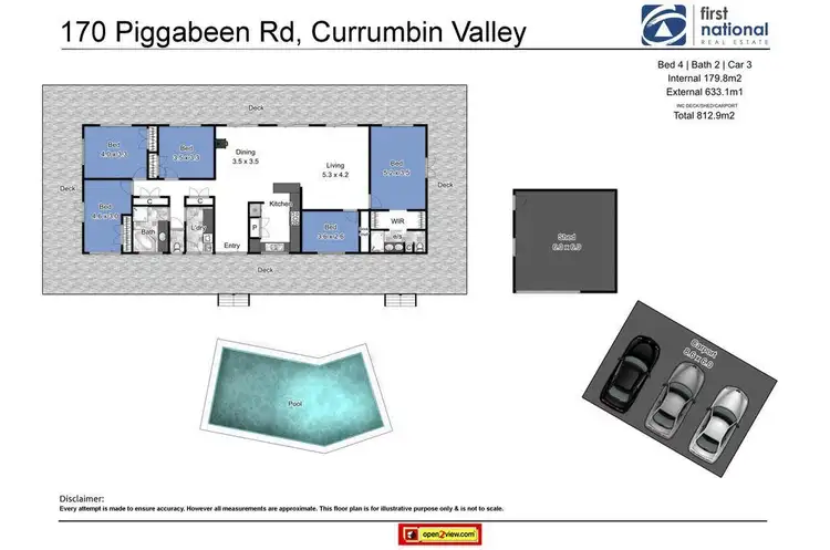 Floorplan of Homely house listing, 170 Piggabeen Road, Currumbin Valley QLD 4223