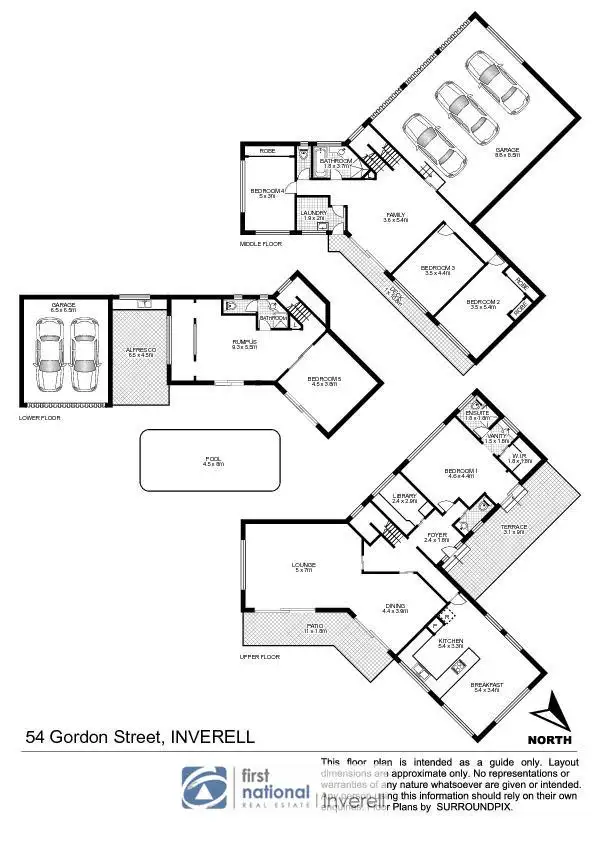 Floorplan of Homely house listing, 54 Gordon Street, Inverell NSW 2360