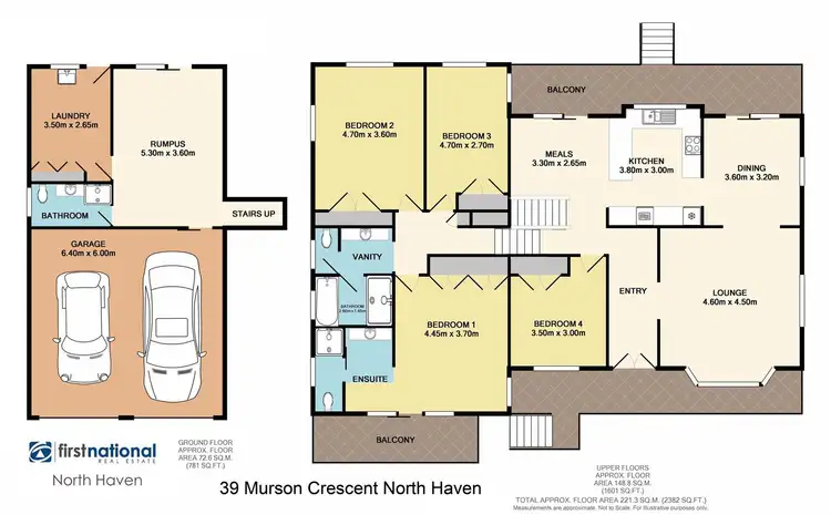 Floorplan of Homely house listing, 39 Murson Crescent, North Haven NSW 2443