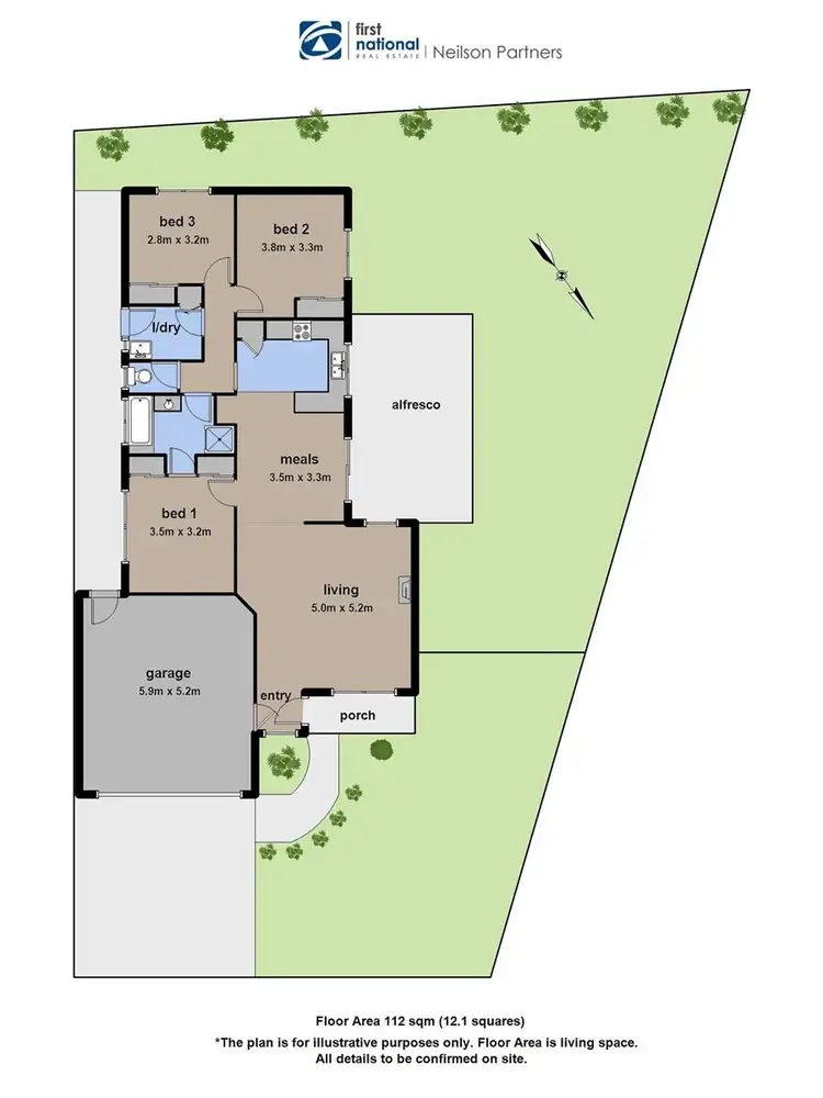 Floorplan of Homely house listing, 7 Lauren Square, Pakenham VIC 3810