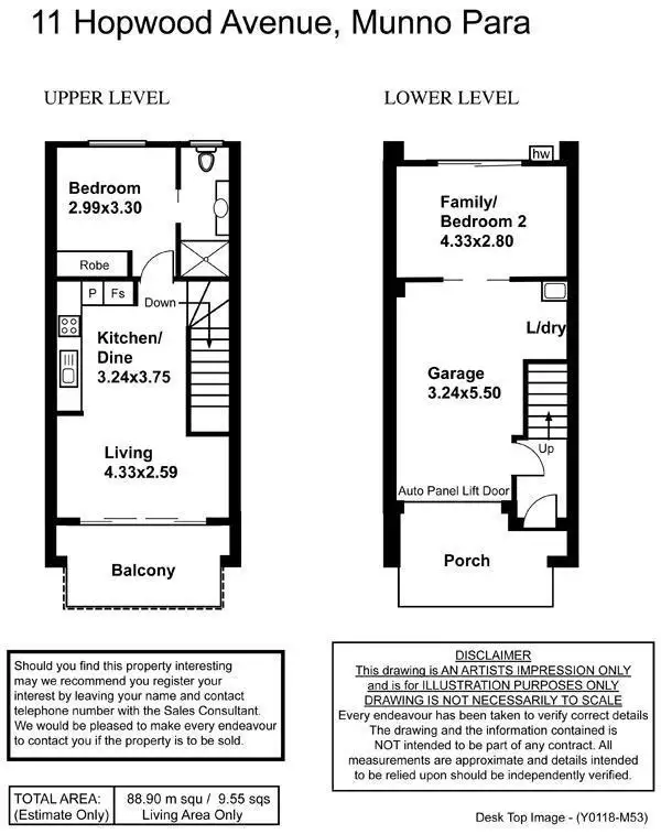 Floorplan of Homely house listing, 11 Hopwood Avenue, Munno Para SA 5115