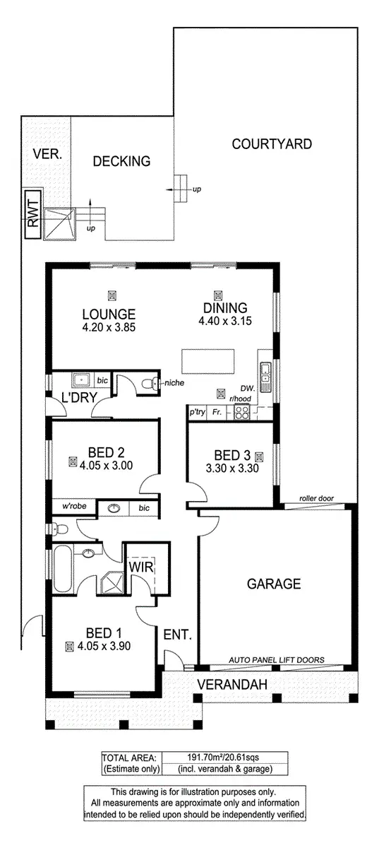 Floorplan of Homely house listing, 18 Manos Court, Seacliff Park SA 5049