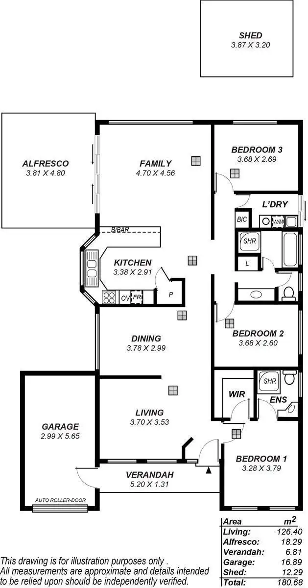 Floorplan of Homely house listing, 43 Ramsey Avenue, Klemzig SA 5087