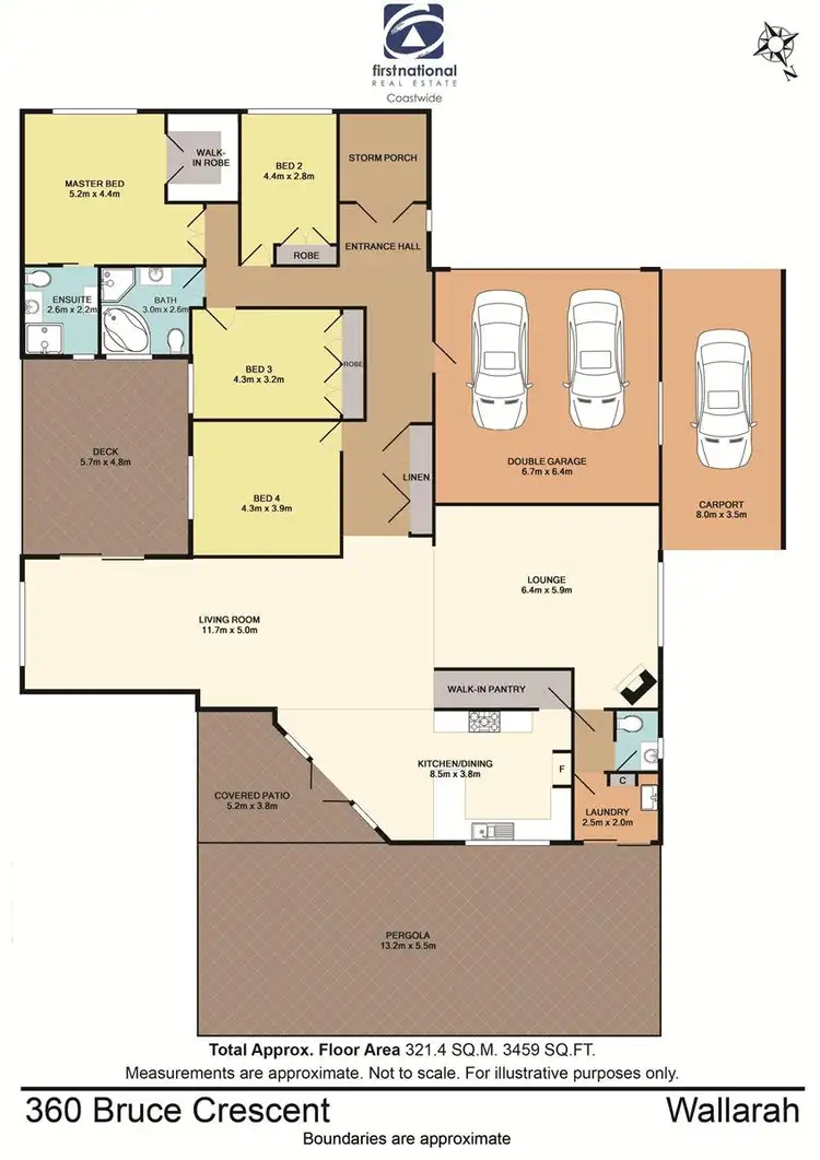Floorplan of Homely rural property listing, 360 Bruce Crescent, Wallarah NSW 2259
