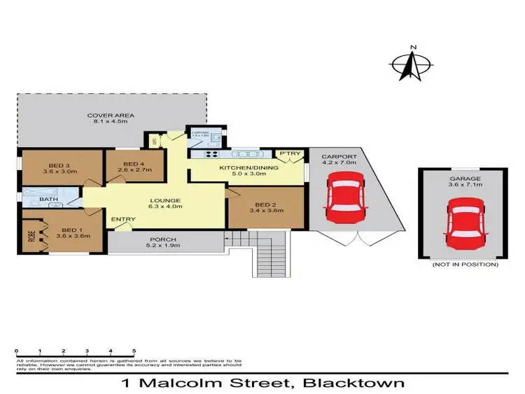 Floorplan of Homely house listing, 1 Malcolm Street, Blacktown NSW 2148