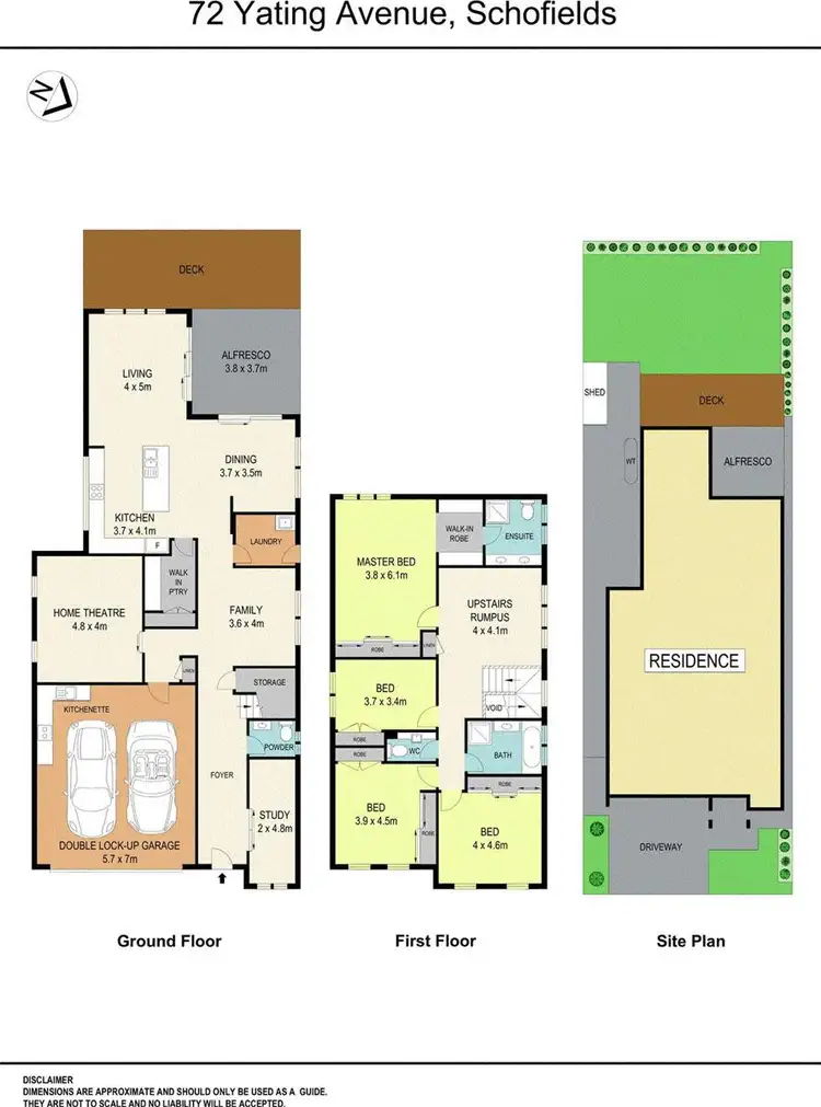 Floorplan of Homely house listing, 72 Yating Avenue, Schofields NSW 2762