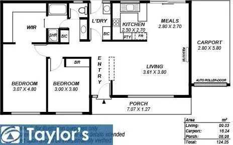 Floorplan of Homely house listing, 13 Patola Street, Magill SA 5072