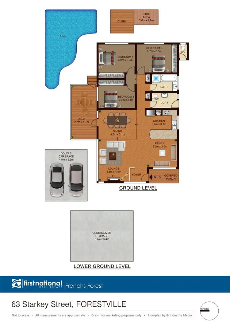 Floorplan of Homely house listing, 63 Starkey Street, Forestville NSW 2087