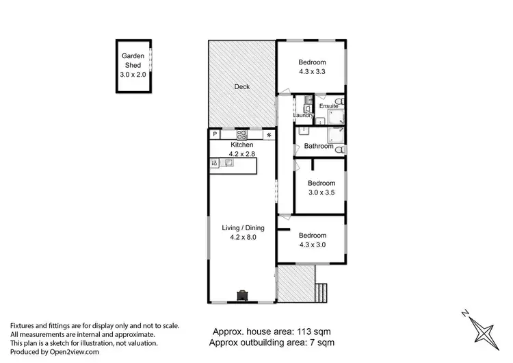 Floorplan of Homely house listing, 6666 Channel Highway, Deep Bay TAS 7112