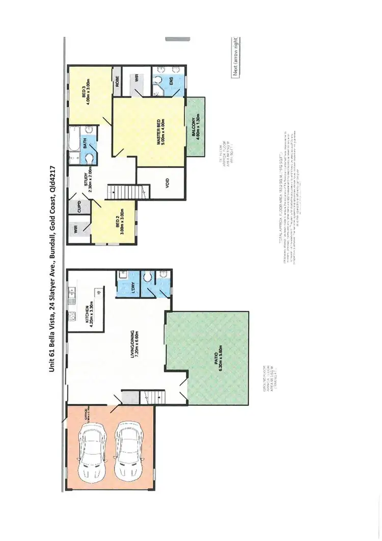 Floorplan of Homely townhouse listing, 61/24 Slatyer Avenue, Bundall QLD 4217