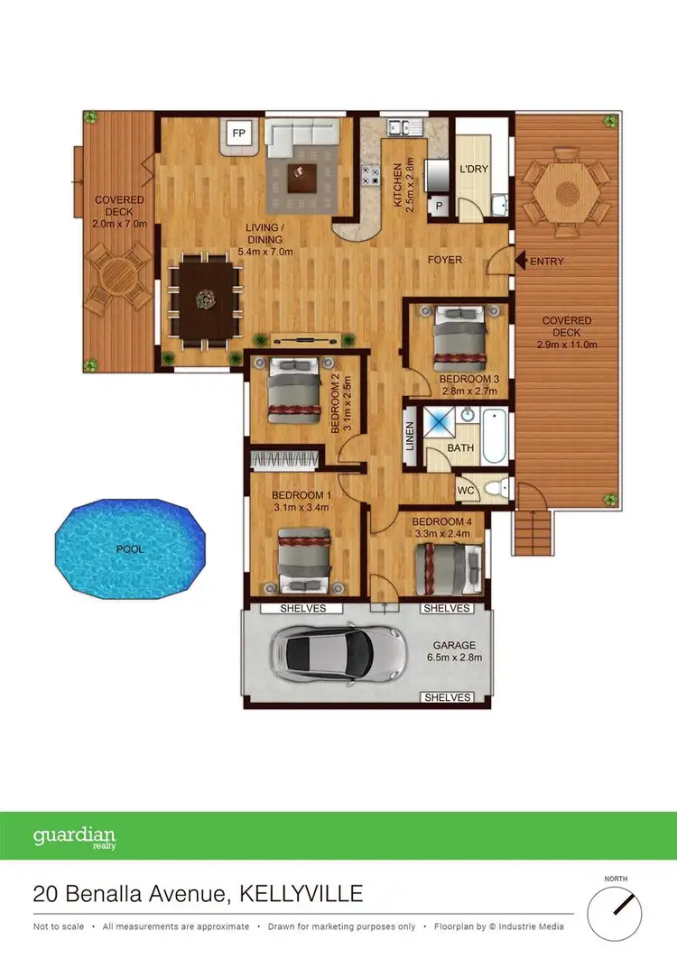 Floorplan of Homely house listing, 20 Benalla Avenue, Kellyville NSW 2155