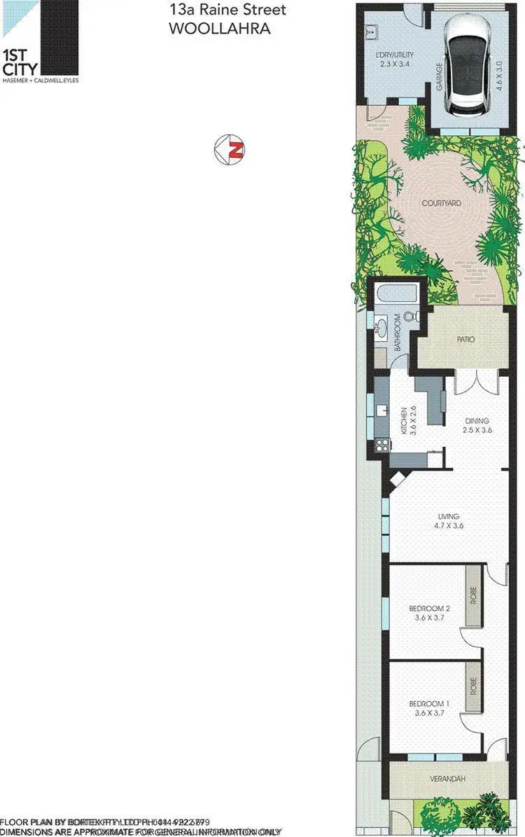 Floorplan of Homely house listing, 13a Raine Street, Woollahra NSW 2025