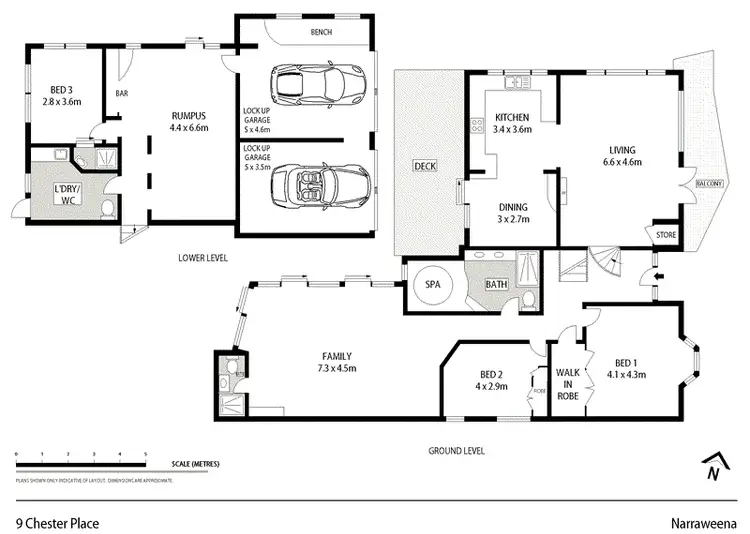 Floorplan of Homely house listing, 9 Chester Place, Narraweena NSW 2099