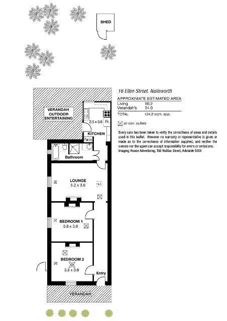 Floorplan of Homely house listing, 16 Ellen Street, Nailsworth SA 5083