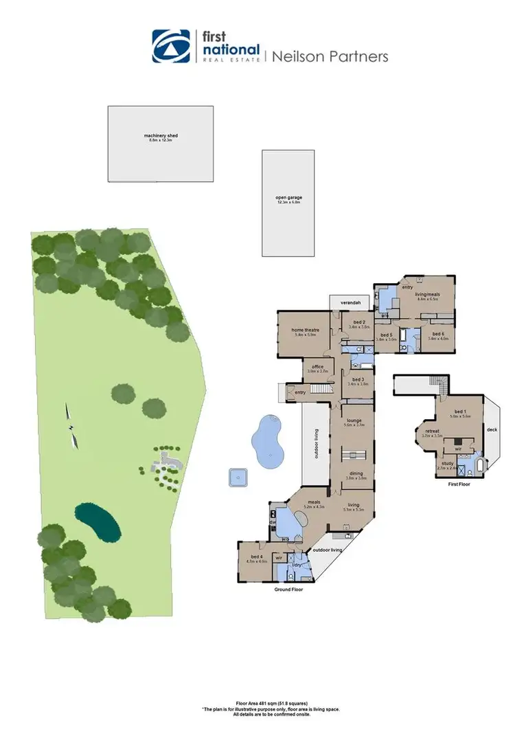 Floorplan of Homely rural property listing, 225 Olsen Road, Nar Nar Goon North VIC 3812