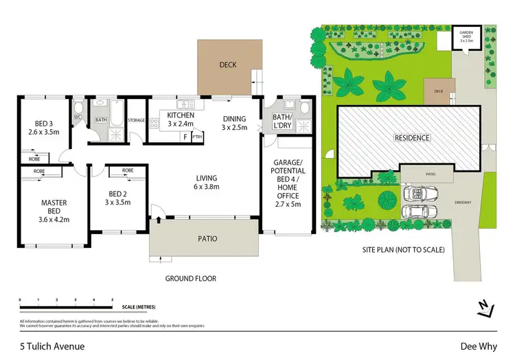 Floorplan of Homely house listing, 5 Tulich Avenue, Dee Why NSW 2099