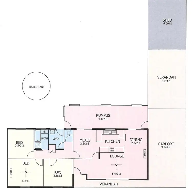 Floorplan of Homely house listing, 97 Hill Street, Murray Bridge SA 5253