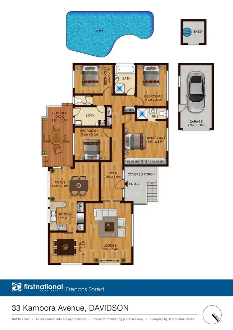 Floorplan of Homely house listing, 33 Kambora Avenue, Davidson NSW 2085