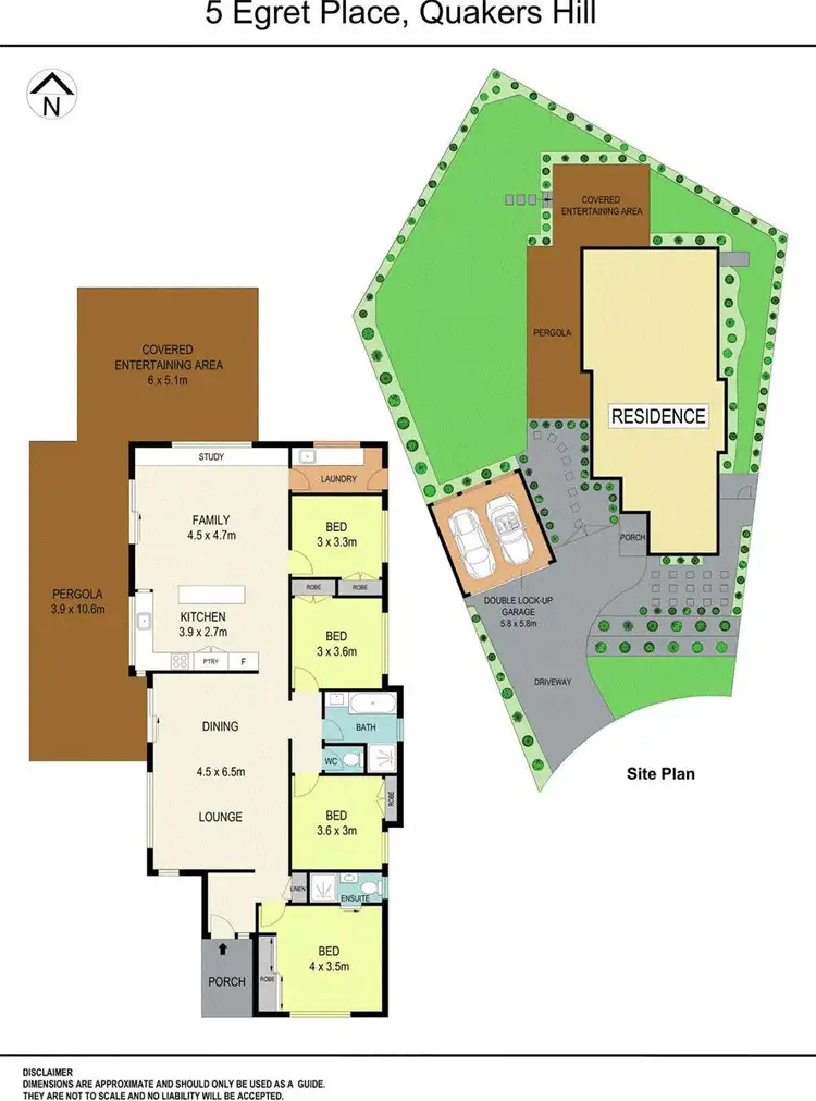 Floorplan of Homely house listing, 5 Egret Place, Quakers Hill NSW 2763