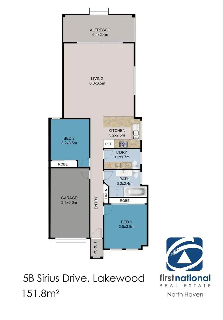 Floorplan of Homely villa listing, 5B Sirius  Drive, Lakewood NSW 2443