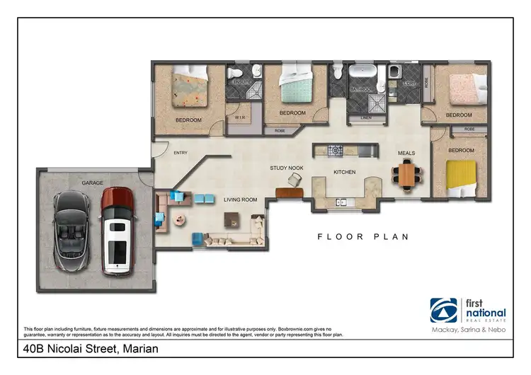 Floorplan of Homely house listing, 40B Nicolai Street, Marian QLD 4753