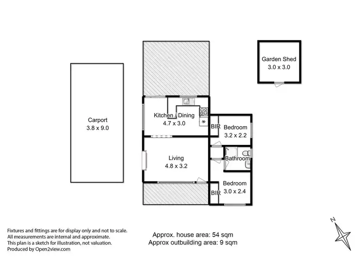 Floorplan of Homely house listing, 6712 Channel Highway, Deep Bay TAS 7112