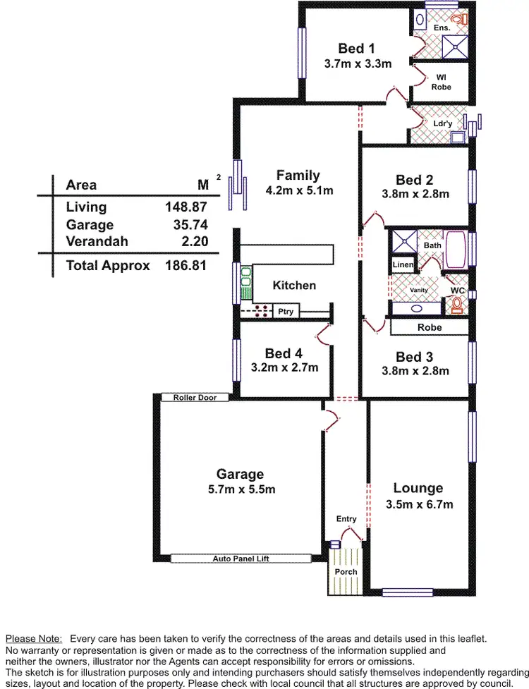 Floorplan of Homely house listing, 201 Windebanks Road, Aberfoyle Park SA 5159
