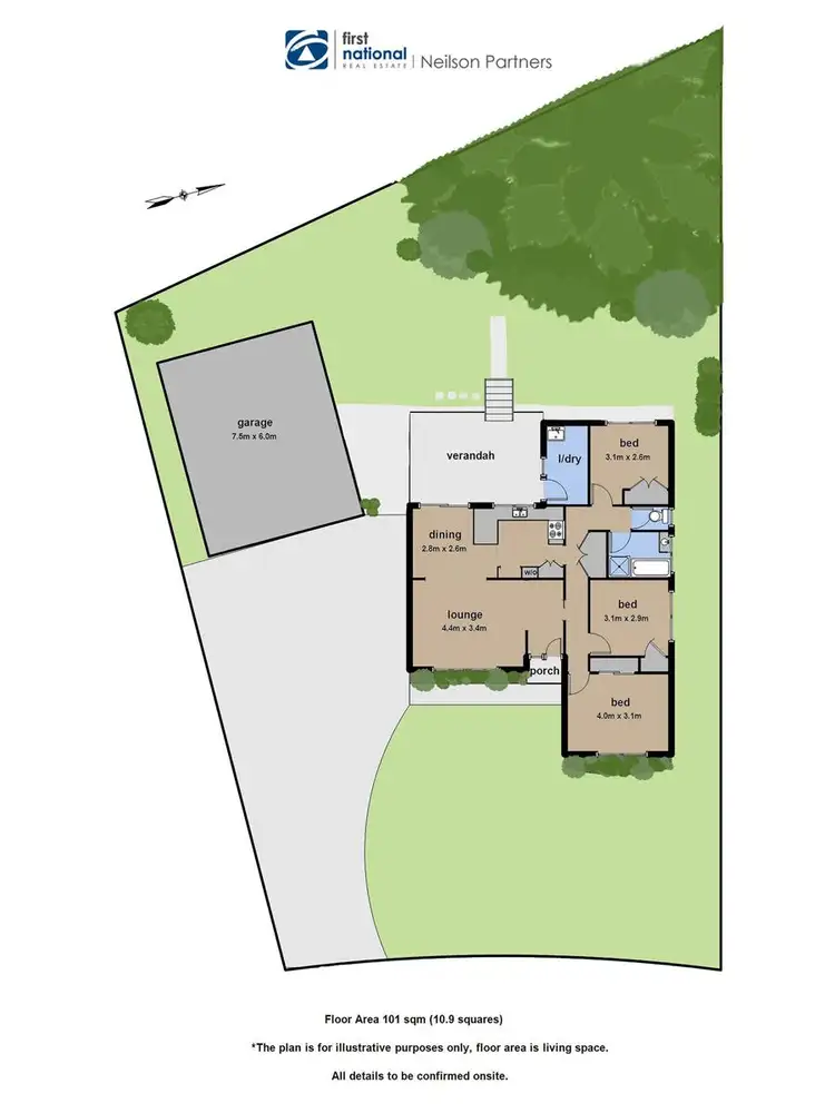 Floorplan of Homely house listing, 2 Brentnall Court, Hampton Park VIC 3976