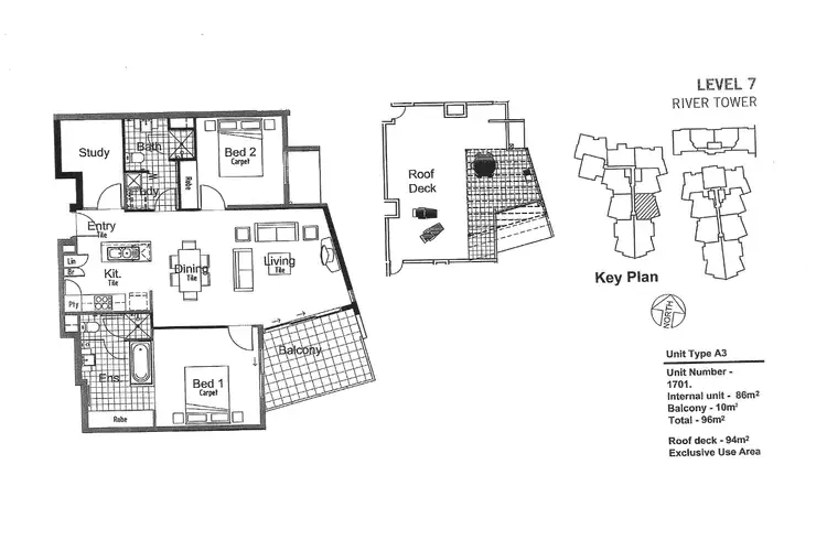 Floorplan of Homely apartment listing, 1701/92 Quay Street, Brisbane City QLD 4000
