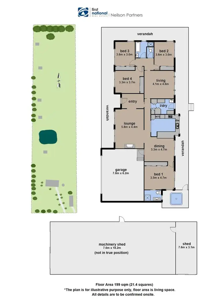 Floorplan of Homely rural property listing, 266 Brown Road, Pakenham VIC 3810