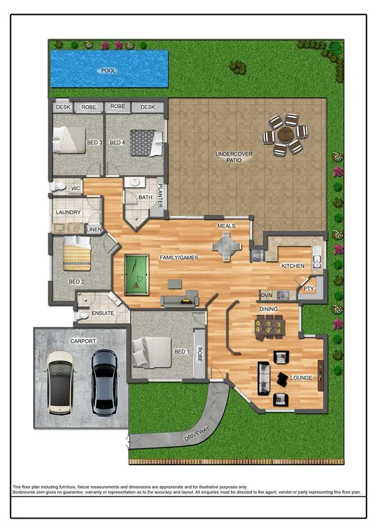 Floorplan of Homely house listing, 66 Pinnaroo Drive, Padbury WA 6025