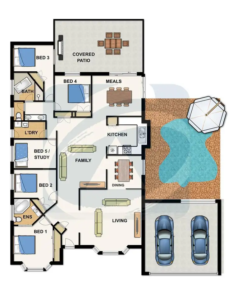 Floorplan of Homely house listing, 56 John Paul Drive, Daisy Hill QLD 4127