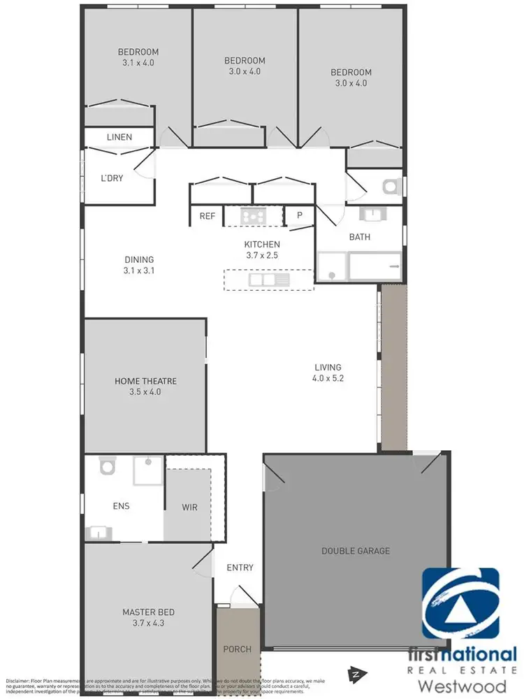 Floorplan of Homely house listing, 7 Brockwell Crescent, Manor Lakes VIC 3024