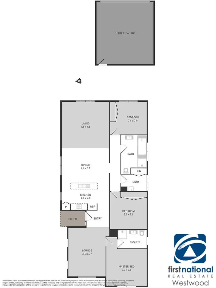 Floorplan of Homely house listing, 1 Balladong Crescent, Tarneit VIC 3029