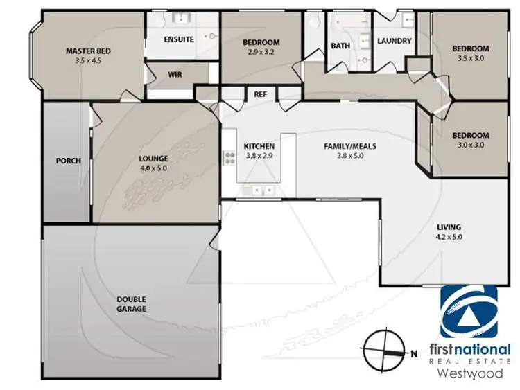 Floorplan of Homely house listing, 10 Bridlepath Drive, Truganina VIC 3029