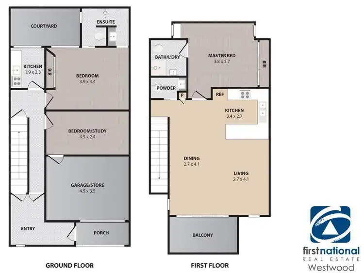 Floorplan of Homely townhouse listing, 7 Gladstone Place, Werribee VIC 3030