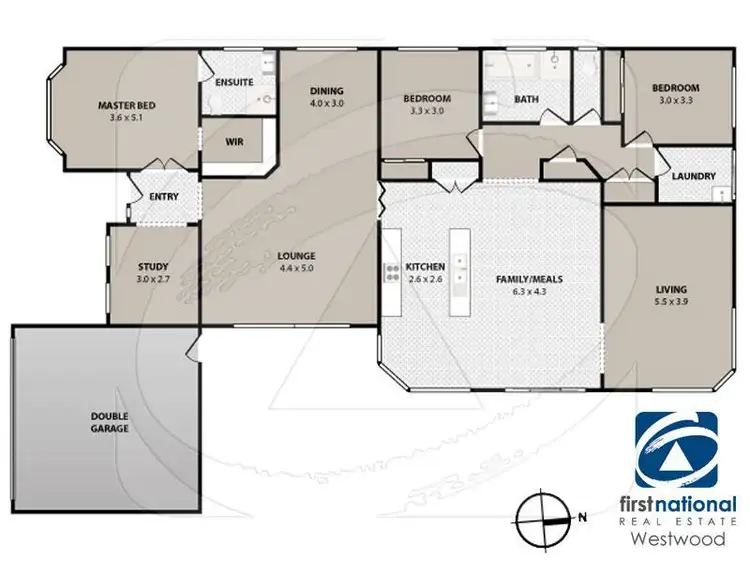 Floorplan of Homely house listing, 10 Knightsbridge Drive, Tarneit VIC 3029