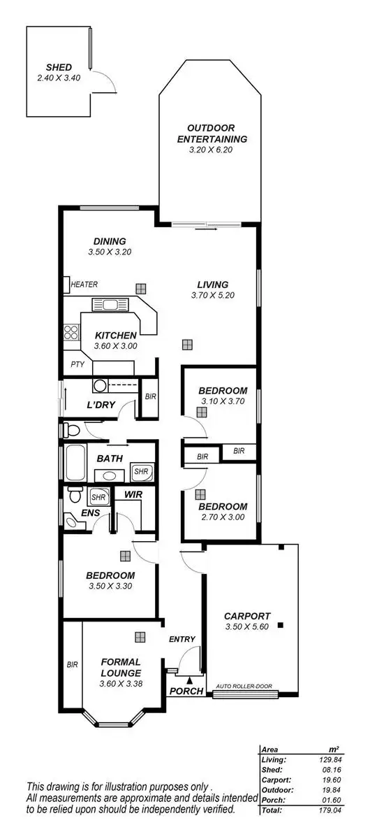 Floorplan of Homely house listing, 17 Greencrest Circuit, Golden Grove SA 5125