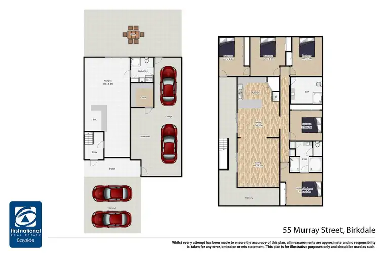 Floorplan of Homely house listing, 55 Murray Street, Birkdale QLD 4159