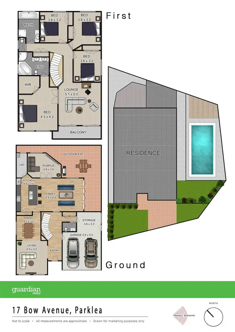 Floorplan of Homely house listing, 17 Bow Avenue, Parklea NSW 2768