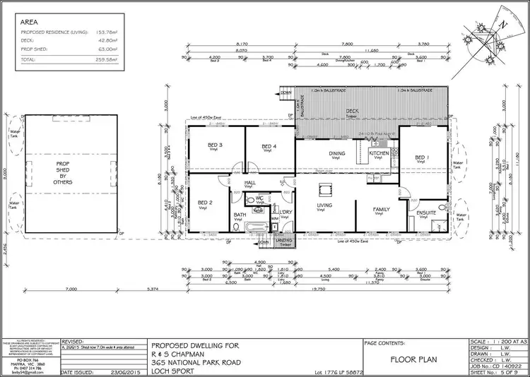 Floorplan of Homely land listing, 365 National Park Road, Loch Sport VIC 3851
