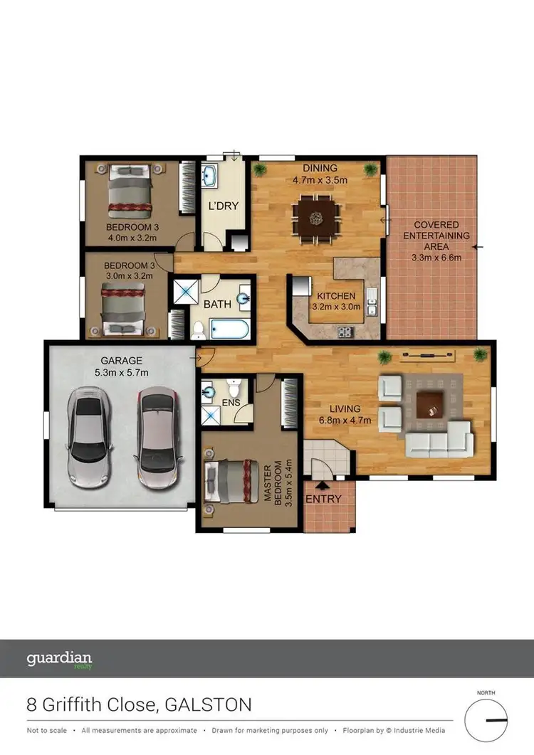 Floorplan of Homely house listing, 8 Griffith Close, Galston NSW 2159