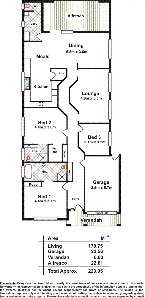 Floorplan of Homely house listing, 21a Hawker Avenue, Plympton Park SA 5038