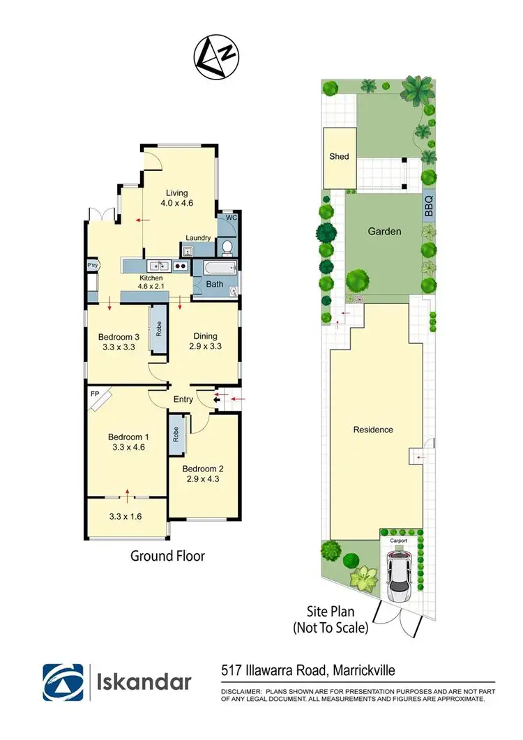 Floorplan of Homely house listing, 517 Illawarra Road, Marrickville NSW 2204