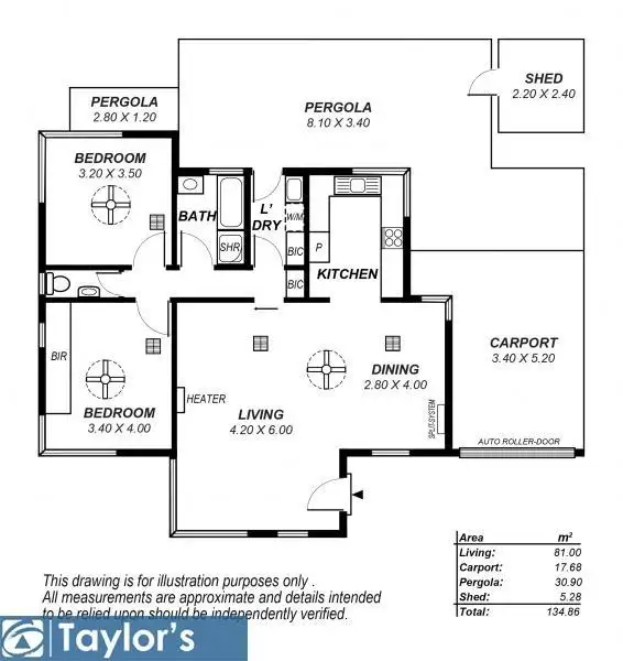 Floorplan of Homely unit listing, 3/2 Lyle Street, Para Vista SA 5093