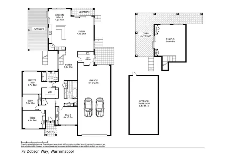 Floorplan of Homely house listing, 78 Dobson Way, Warrnambool VIC 3280
