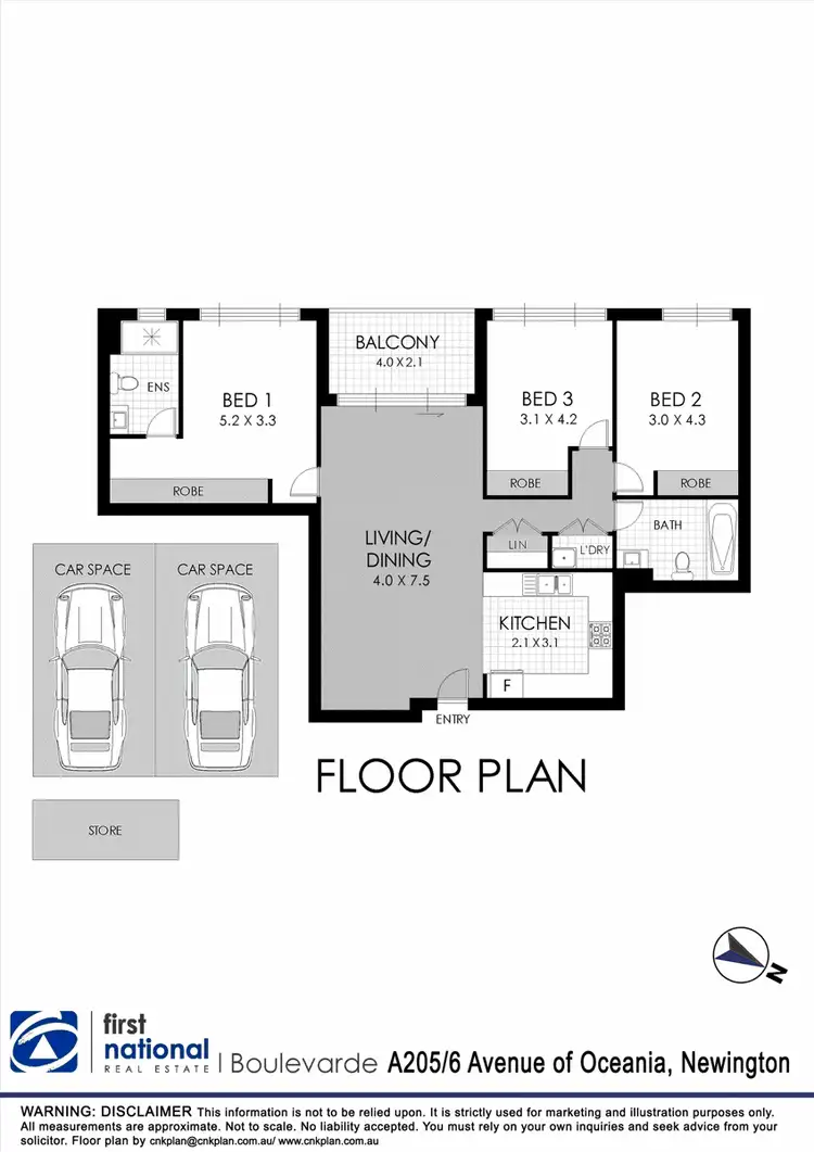 Floorplan of Homely apartment listing, A205/6 Avenue of Oceania, Newington NSW 2127