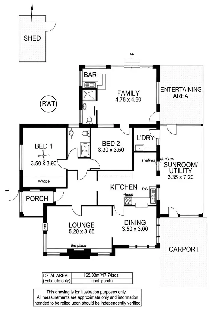 Floorplan of Homely house listing, 58 The Grove, Lower Mitcham SA 5062
