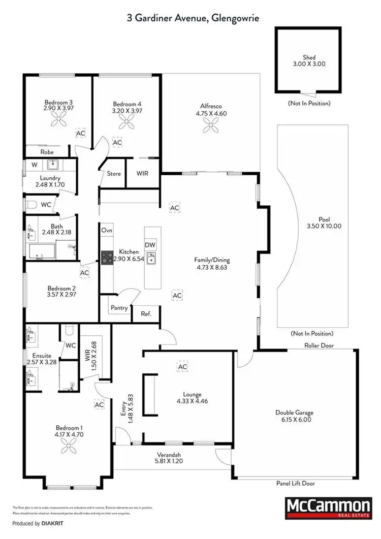 Floorplan of Homely house listing, 3 Gardiner Avenue, Glengowrie SA 5044